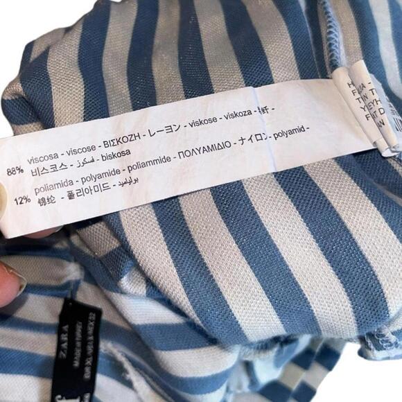 Zara l Striped Pleated Shorts XL - Picture 7 of 10